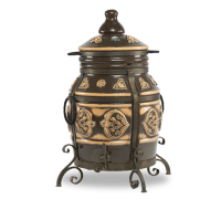 Тандыр &quot;Урал&quot; (ЭКО-Тандыр), 27 см, чёрный