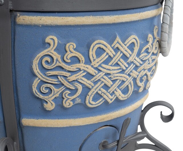 Тандыр "Тамерлан" (ЭКО-Тандыр), 27 см, морская волна  