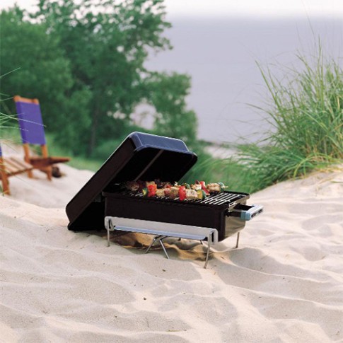 Угольный гриль Weber Go Anywhere, портативный, чёрный в Ставрополе