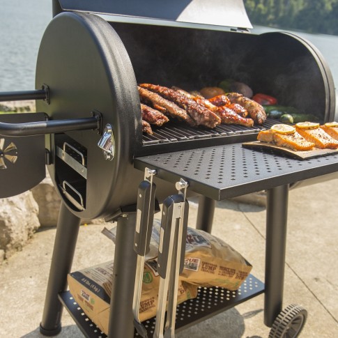Угольный барельный гриль-коптильня Broil-King Regal OFFSET 400 в Ставрополе
