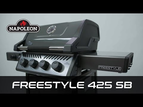Газовый гриль Napoleon Freestyle 425 SB, с конфоркой  -video