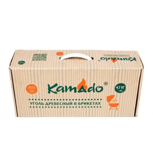 Уголь "Камадо" (брикеты) 4,7 кг, коробка