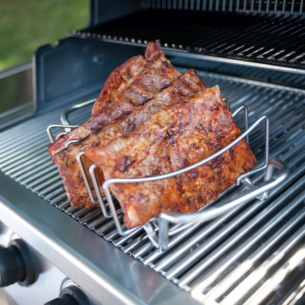 Подставка гриль Broil-King для ребрышек, нержавеющая сталь  