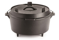 Чугунная голландская печь "2 в 1"