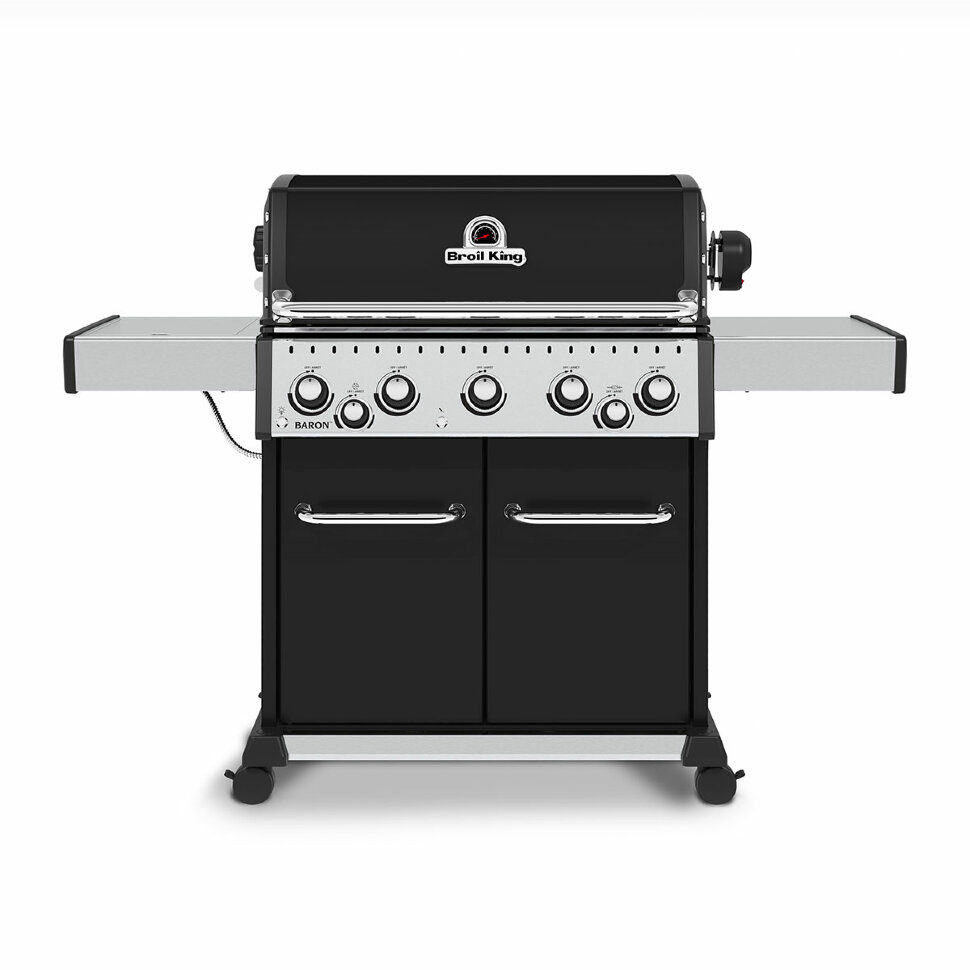 Гриль газовый Broil King Baron 590 New, чёрный  