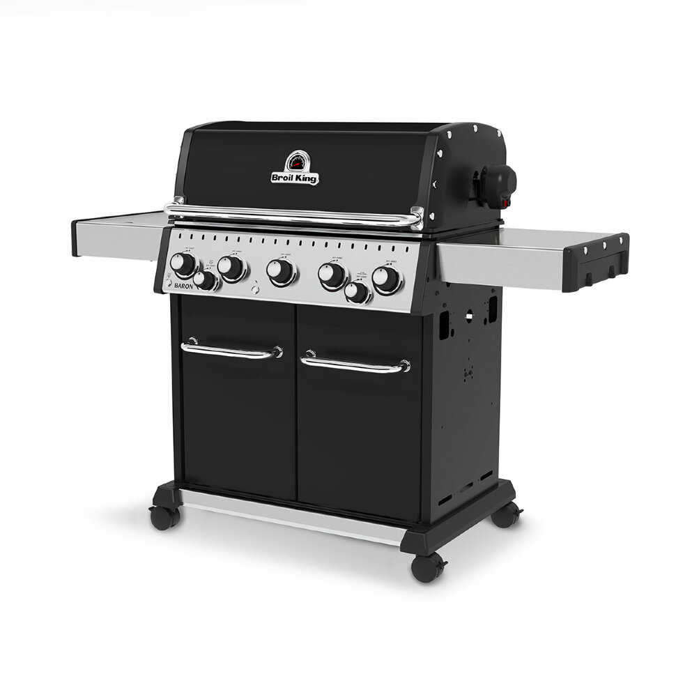 Гриль газовый Broil King Baron 590 New, чёрный  