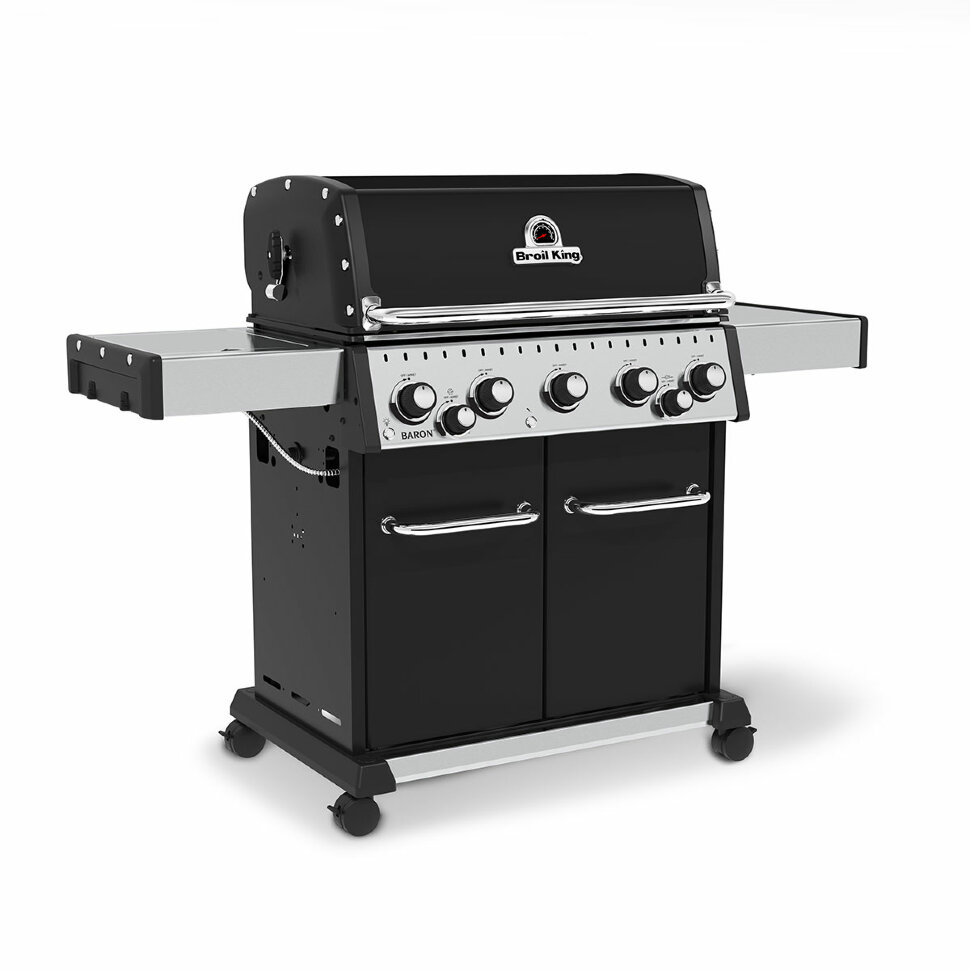 Гриль газовый Broil King Baron 590 New, чёрный  