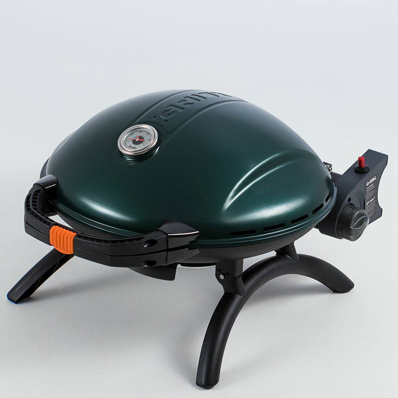 Гриль газовый O-GRILL 900MT, bicolor black-green  