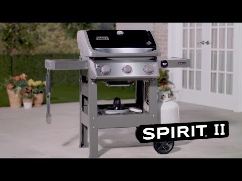 Газовый гриль Weber Spirit II E-310 GBS, чёрный  -video